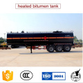 40tons beheizt Bitumen Tank Trailer Asphalt Ausrüstung zum Verkauf